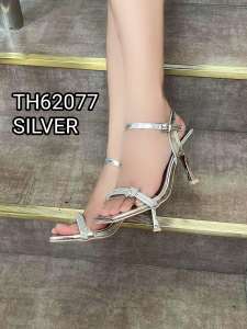 new Korean sandals block heel closed Genuine Leather One word buckle shoes 3inch(high quality)2024.12