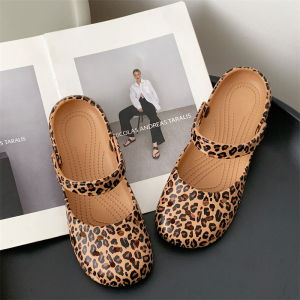 [Free Shipping] Super Stylish Perforated Ballet Shoes For Women Eva Summer Style Comfortable And Non-Slip Suitable For Outdoor Wear Beach Slip-On Closed-Toe Sandals