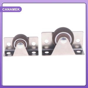 【CANAMEK】 1 4 chiếc bánh cao su im lặng Bánh xe ngăn kéo cho đồ nội thất tủ bếp bảng cài đặt bên cấu hình thấp thay thế bánh xe