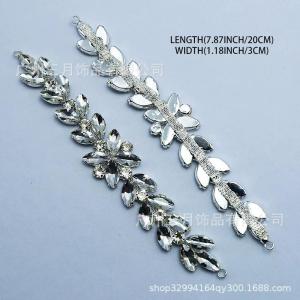 New Style Diy Marquise Crystal Glass Wedding Bridal Wasit Accessories Dance Constume Trim Headwearing Accessories