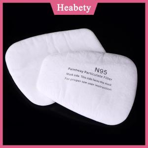 Heabety 20 cái 5N11 bụi bông giấy lọc cho 6200 7502 6800 hóa chất phun sơn mặt nạ khí phụ kiện