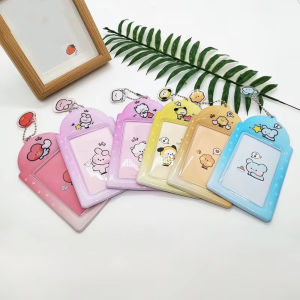 【IN STOCK】PVC BT21 Card Holder 5.4inch Cartoon Card Protection Case 2025 Waterproof Idol Card Case Credit Id