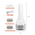 electric callus remover callous remover electric foot callus remover foot grinder Rechargeable calluses foot remover machine with LED Light and 1 Roller Heads foot scrubber callus remover Electric Foot Scrub Callus Remover for Cracked Heels. 