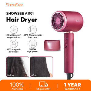 ShowSee Anion Hair Dryer A1 Portable Diffuser Ion Professional Quick Dry Hairdressing Blow Dryer 220V Blower Hair Dryer