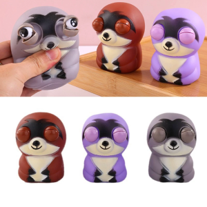 Cartoon Sloths Shape Toy Antistress Tool Squeeze Soft Stress Relief Funny Fidgets Popping Eyes Toy Kids Gift
