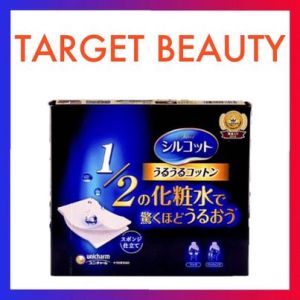 Unicharm Silcot Uruuru Sponge Touch Moisturizing Facial Cotton Pad