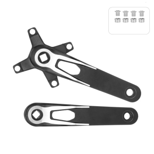 Light weight Square Tapers Crankset Chainwheel Aluminum Alloys Cranks Bicycles Part for Versatiles Use on Mountain Terrain