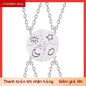 CS 4 Mảnh Mới Vòng Mặt Trời Sao Mặt Trăng Mặt Dây Chuyền Vòng Cổ Thời Trang Người Bạn Tốt Nhất Mãi Mãi Tình Bạn Bff Người Đàn Ông Và Phụ Nữ Quyến Rũ Chokers 2023