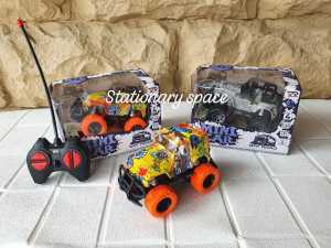 Mainan Mobil Mini Remote Control Polisi Suv Offroad Jeep Super Speed New Edition