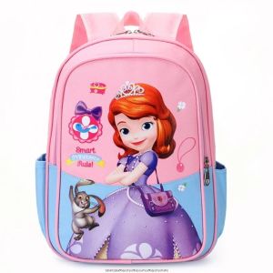 # MallKita Tas Sekolah Anak Perempuan SD TK paud Karakter sofia princes Ransel kartun terbaru 2024