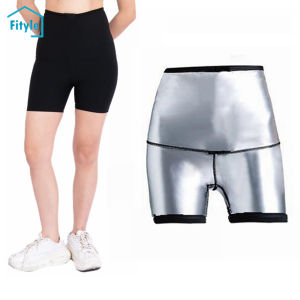 Fityle Women Thermo Neoprene Sweat Sauna Shaper Pants Weight Loss Shorts Hot Pant M