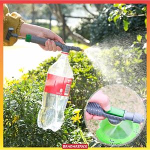 Water Bottle Air Pump Spray Head Nozzle Manual Sprayer Adjustable Bottle Garden Watering Tool Disinfectant Sanitizer