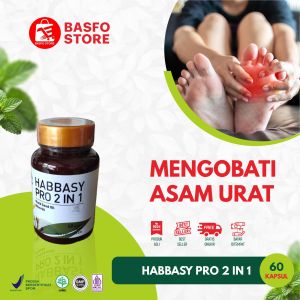 Habbasy Pro 2 in 1 60 Kapsul Habbatussauda & Zaitun | Kuatkan Jantung Atasi Asam Urat
