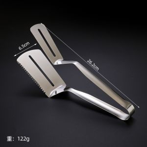 BOSSLU Penjepit Makanan Bahan Stainless Steel Alat Jepit Goreng Spatula Sendok Capit Serbaguna