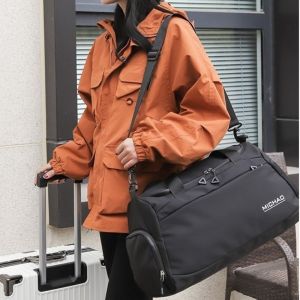 Wet Dry Separation Travel Duffel Bag Waterproof Large Capacity Fitness Handbag Multifunction Shoes Compartment Travel Luggage Bag Women