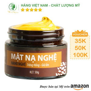 [ Giảm 35K - Đơn 339K ] Mặt Nạ Nghệ Hữu Cơ Se Khít Chân Lông Mờ Thâm Liền Sẹo Sáng Da Wonmom 50g