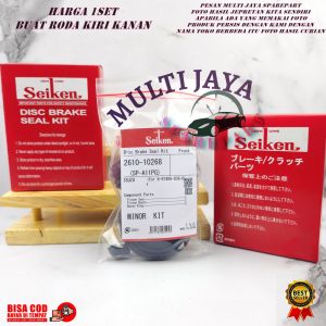 SIL SEAL KALIPER KIT REM CAKRAM DEPAN ISUZU TRAGA KIRI KANAN 1SET SEIKEN
