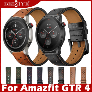 For Amazfit GTR 4 Dây Đeo Dây Da Đồng Hồ Thông Minh Smartwatch Ban Nhạc Thay Thế Dây Đeo For Amazfit GTR4 Ban Nhạc Đồng Hồ Thông Minh Dây Đồng Hồ Phụ Kiện