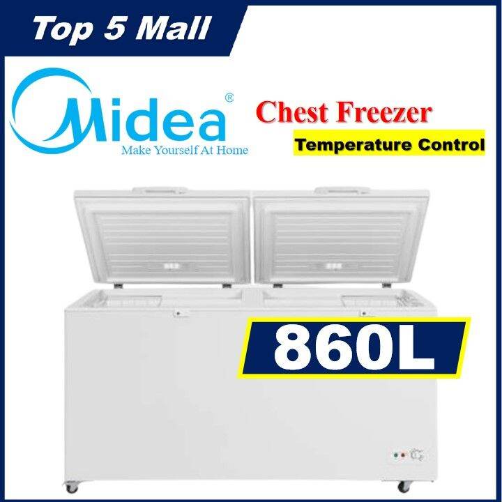 Midea Chest Freezer (500l   660l   860l) 2in1 Function Wd-500wr   Md 