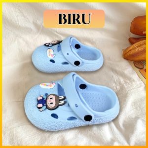 Joymy Sandal Anak Laki Laki Baim Labubu Lucu 1-7 Tahun Sepatu Sendal Kodok Anak Perempuan Kekinian Empuk EVA Anti Slip