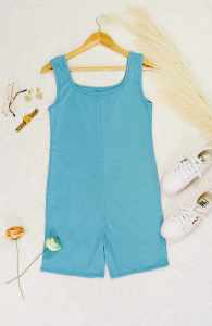 Maternity Ribbed Knit Unitard Romper / Plus Size Romper