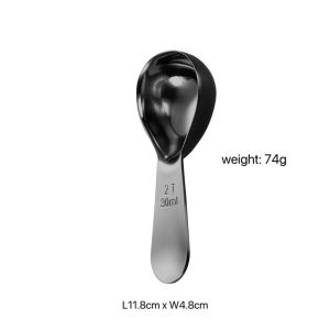 【SG SELLER】🔥Coffee Scoop Stainless Steel 30ml Espresso Spoon Tablespoon Measuring Spoon for Coffee Bean Loose Tea