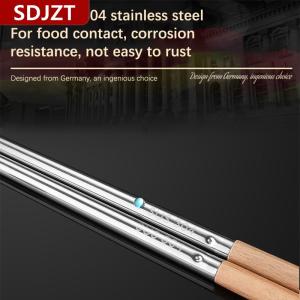 [COD] SDJZT ตะเกียบเหล็กสแตนเลส1คู่ตะเกียบยาวสำหรับทำอาหารก๋วยเตี๋ยวหม้อร้อนตะเกียบโลหะแบบใช้ซ้ำได้
