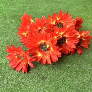 Hoa Giả.cụm hoa hướng dương bông lớn (zine 18cm) dùng cắm bình.cắm cổng cưới