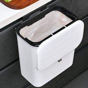 Hanging Basket Organizer Box Bedside Plastic Storage with Removable Hook 悬挂式篮子收纳盒床边塑料储物盒带可拆卸挂钩