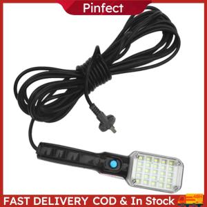 AC 220V Inspection Construction Light with Magnetic Base 12.5W Car Inspection Lamp Portable LED Torch with Hook for Car Repair