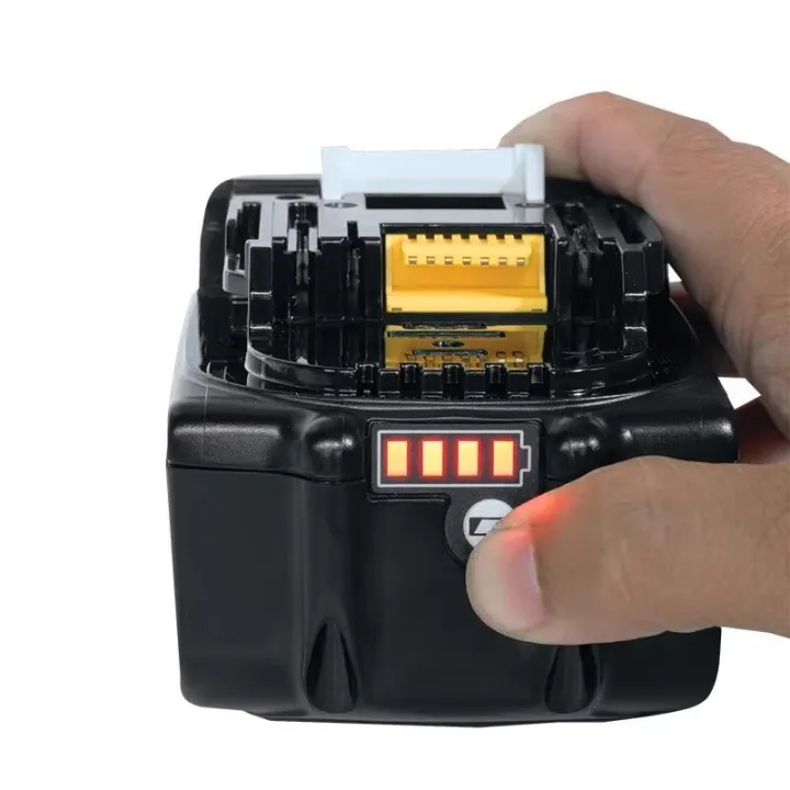 【แบตเตอรี่ Makita แท้】 แบตเตอรี่ลิเธียม Makita 18V ของแท้ BL1860B ประแจ ...