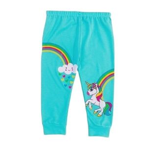 Celana Panjang Anak Perempuan Legging Panjang Anak Cewek Motif Unicorn Rainbow Umur 2-11thn [COD]