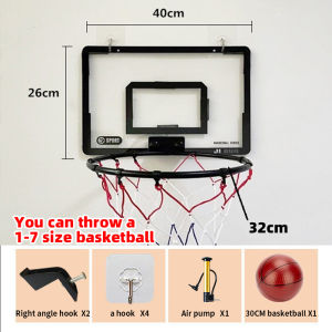 Hanging Door Iron Basketball hoop Ring Mini Indoor Basketball Folding Dunk Rebound For Adult and Kid