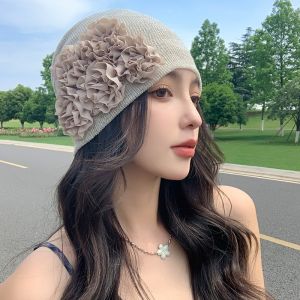 หมวกคาดผมขนาดเล็ก ดัน ให้อบอุ่น ย้อนยุค วรรณกรรม ดอกไม้สามมิติ ครีมกันแดดครบวงจร ตกแต่งอย่างประณีต