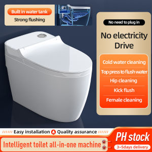 Wireless Smart Toilet Built-in Water Tank Automatic Induction Compact Easy Use