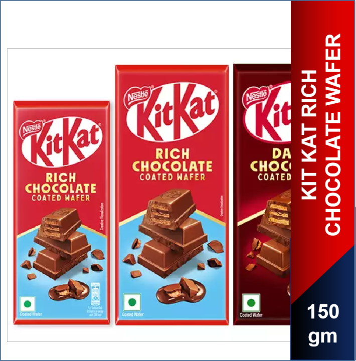 Nestle KitKat Rich Chocolate Coated Wafer 150g | Lazada Singapore