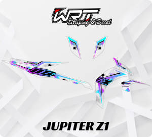 Striping Jupiter Z1-Stiker Decal Jupiter Z1 Rainbow
