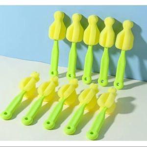 <<SHIP 24H READY STOCK SG>>Baby Milk Bottle Nipple/Teat Sponge Brush #32