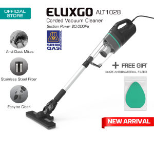 ELUXGO ALT1028 Ultra-Strong Suction Cyclone Corded Vacuum 1000W (20000Pa) with EN95 Antibacterial Technology