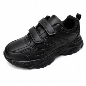 *SG Seller* Neckermann 9264 Kids School Shoes White Black    Memory Foam Velcro Shoes  Lightweight Breathable Rubber Sole