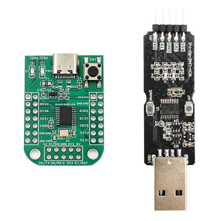 (MTIP) CH32V003 Development Board CH32V003F4P6 MCU QingKe RISC-V2A 1 ...