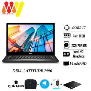 Laptop Dell Latitude 7490 E7490 màn hình 14inch FHD cảm ứng cao cấp nguyên zin 99% Core i7 Ram 8gb ổ cứng SSD 256gb máy tính xách tay giá tốt
