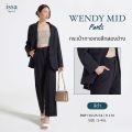กางเกงขากระบอกกลาง รุ่นWendy mid by issa Apparel  ผ้าดี ทรงสวย ไม่ต้องรีด ใส่สบาย เอวสูง กางเกงผู้หญิง S-9XL เอวสูงตะขอหน้า กางเกงขายาวผู้หญิง ใส่ทำงาน กางเกงขายาว กางเกงทรงสวย ไม่ต้องรีด กางเกงทำงาน ผญ กางเกงผู้หญิง กางเกง. 