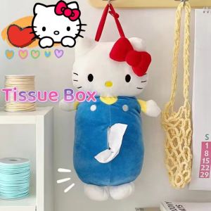 SZXBOGS Anime Hello Kitty Tissue Cover Plush Storage Tissue Box Supplies  Hello Kitty Tissue Box
