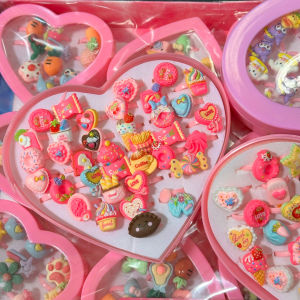 Set 2 Nhẫn Nhựa Hở Labubu Phụ Kiện Đeo Tay Đồ Chơi Thỏ Răng Nhọn Quà Tặng Đáng Yêu