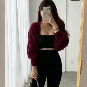 CARDIGAN RAJUT WANITA BOLERO CARDY  / CROP TOP WANITA / OUTER WANITA