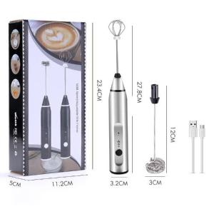 Mixer Tangan Mini Tanpa Kabel USB Rechargeable Hand Mixer 2 Detachable Whisk/mixer mini elektrik/Hand mixer Advance/mixer kue 1 set murah