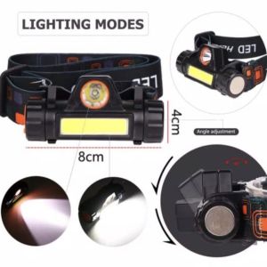 Headlamp COB Recharger / Senter Kepala LED 2in1 / Senter Kepala COB 2 in 1 / Senter Kepala Headlamp COB