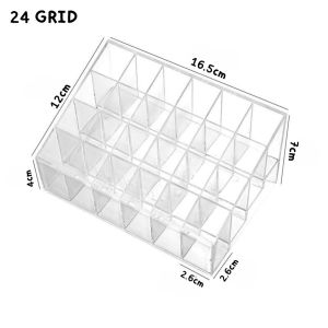 40 Grid Lipstick Holder Acrylic Makeup Storage Box Cosmetic Organizer Nail Polish Lipstick Holder