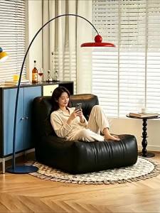 xpkQ Comfortable Bean Bag Sofa Room Balcony Relaxing Soft Chair Modern Home Decor Giant Retro Beanbag Chair Living Room Furniture 5Y6Z3